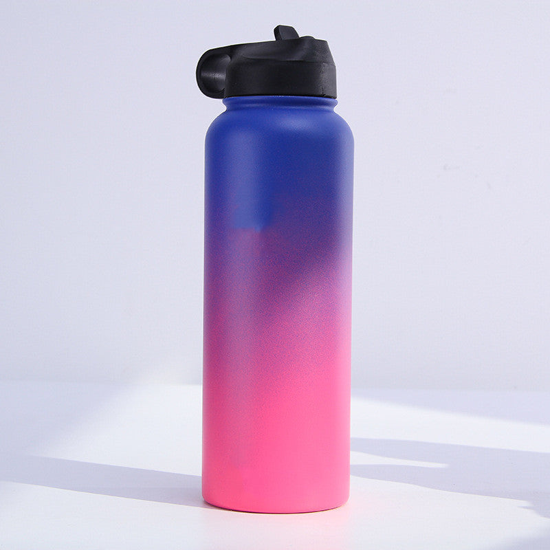 Thermos - Stainless Steel Wide-mouth Outdoor Sports Bottle