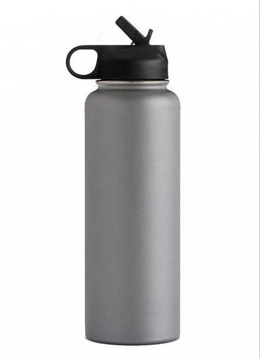 Thermos - Stainless Steel Wide-mouth Outdoor Sports Bottle