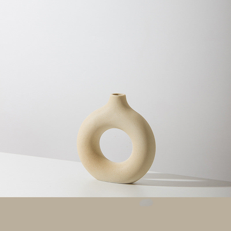 Decorative Flower Vase - Boho Circle Style