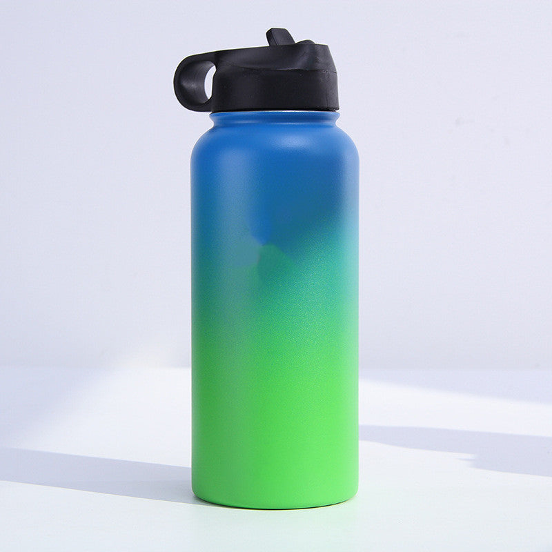 Thermos - Stainless Steel Wide-mouth Outdoor Sports Bottle