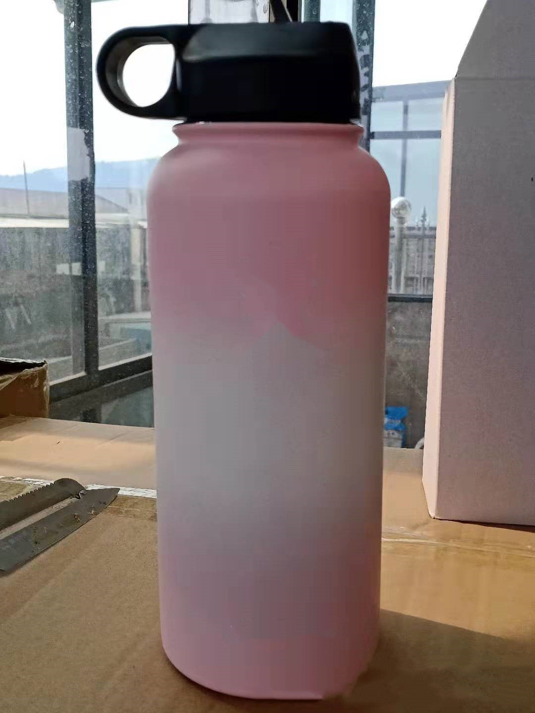 Thermos - Stainless Steel Wide-mouth Outdoor Sports Bottle