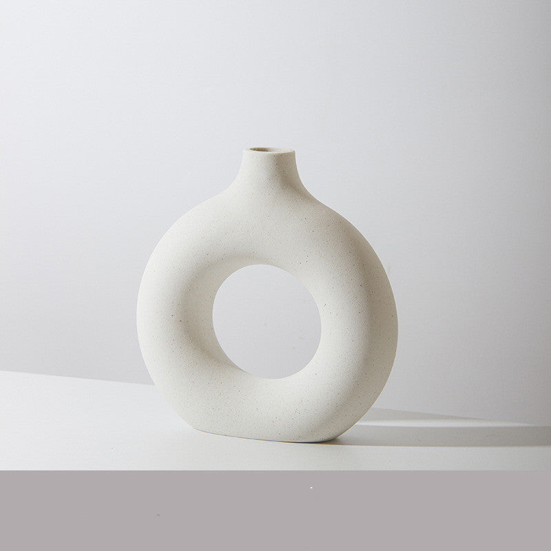 Decorative Flower Vase - Boho Circle Style