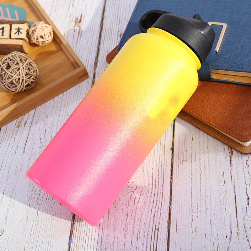 Thermos - Stainless Steel Wide-mouth Outdoor Sports Bottle