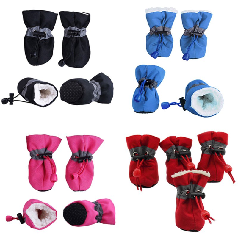 Pet Waterproof Socks Bootie Shoes - Anti-slip for Rain & Snow - For Cats & Dogs