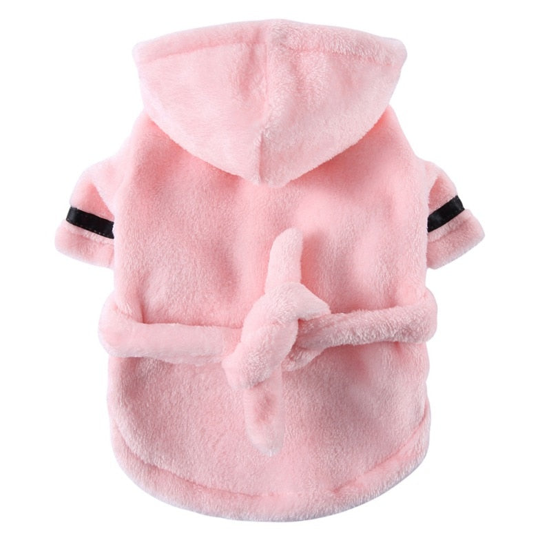 Pet Dog Bathrobe - Soft Bath Drying Towel for Cats & Dogs