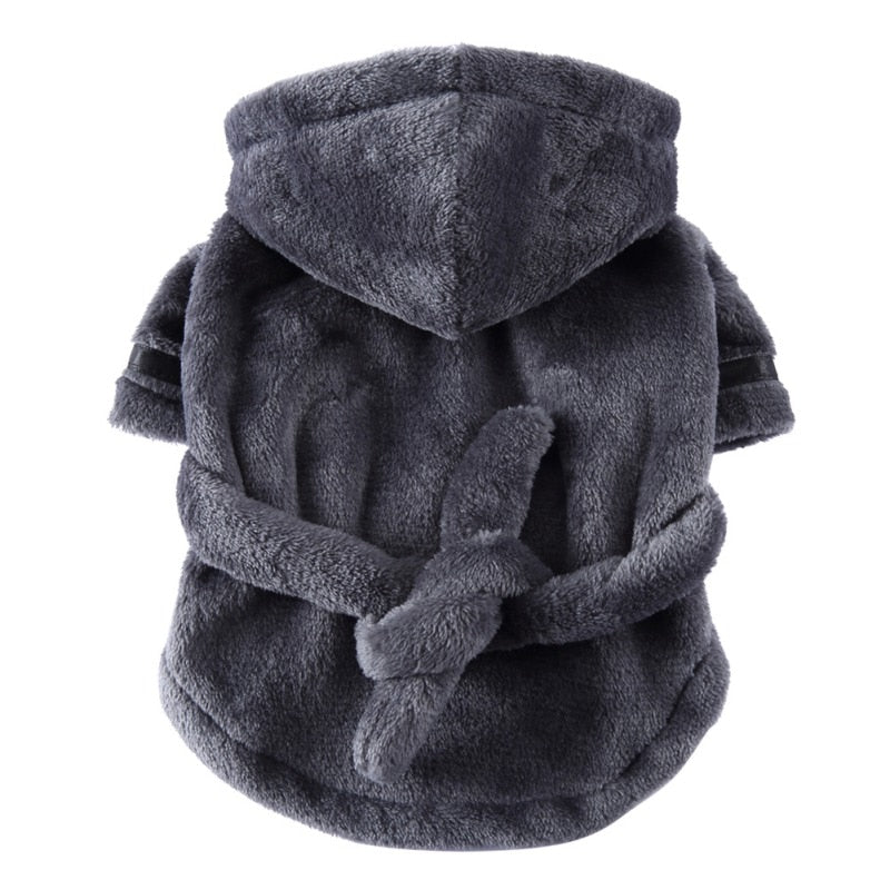 Pet Dog Bathrobe - Soft Bath Drying Towel for Cats & Dogs