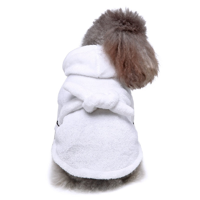Pet Dog Bathrobe - Soft Bath Drying Towel for Cats & Dogs