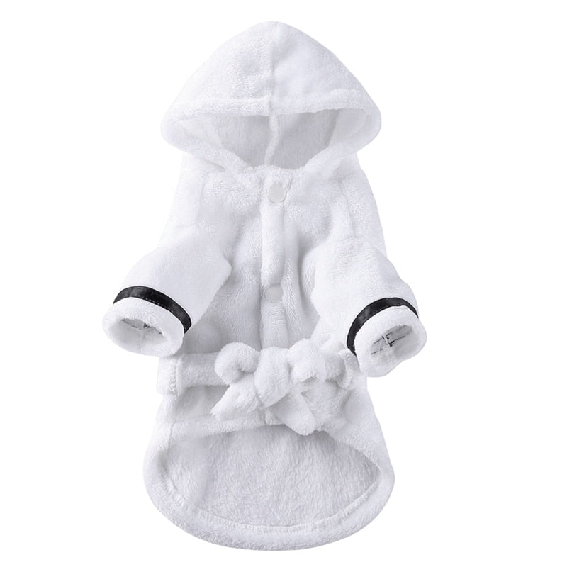 Pet Dog Bathrobe - Soft Bath Drying Towel for Cats & Dogs
