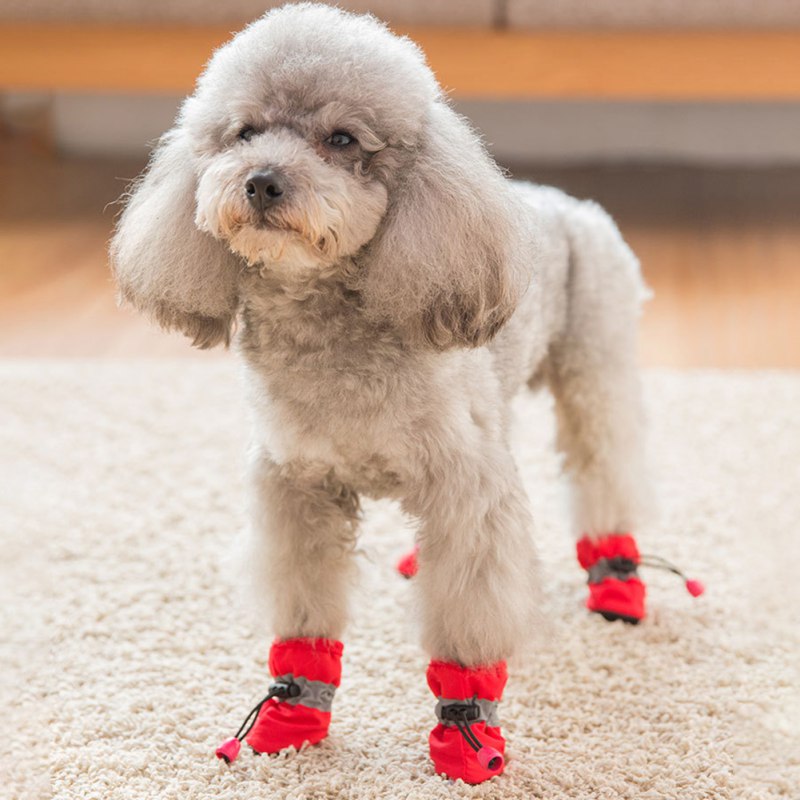 Pet Waterproof Socks Bootie Shoes - Anti-slip for Rain & Snow - For Cats & Dogs