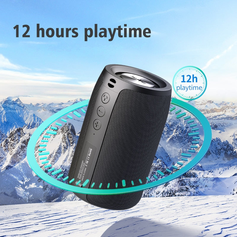 Speaker - ZEALOT S32 Bluetooth Speaker Wireless Portable HIFI Waterproof Outdoor Stereo Music Center