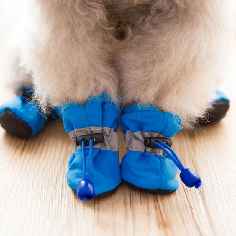 Pet Waterproof Socks Bootie Shoes - Anti-slip for Rain & Snow - For Cats & Dogs