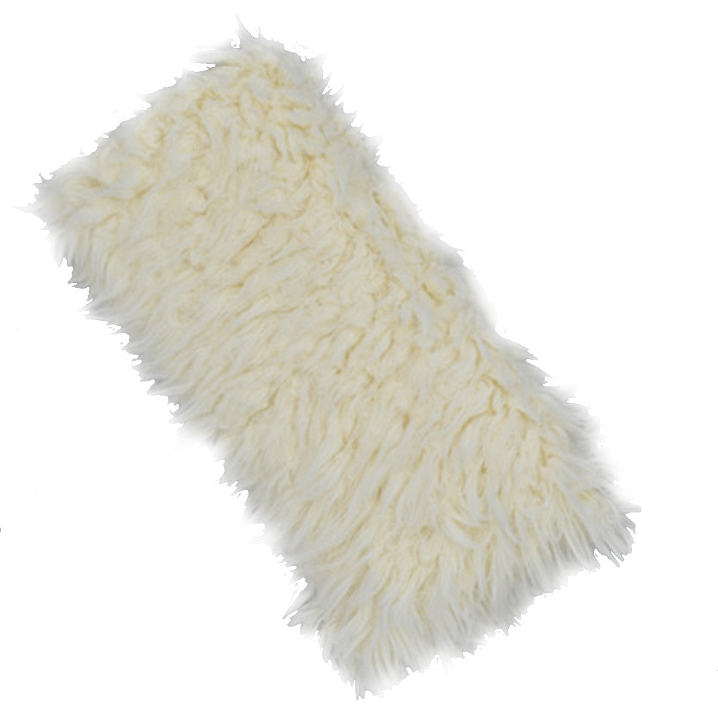Throw - Soft Faux Fur Baby Blanket (Sleeping Swaddle Blanket)
