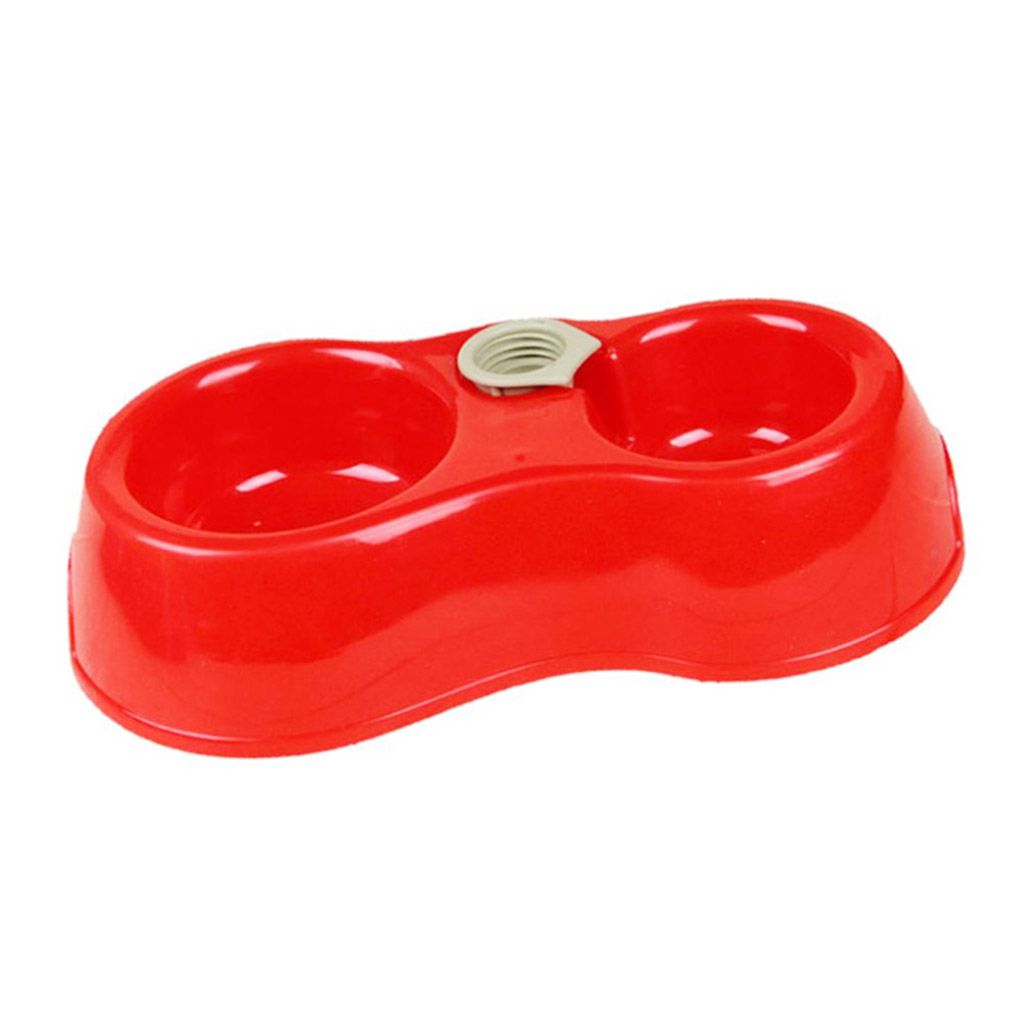 Pet Dual Port Automatic Water Dispenser Feeder and Pet Food Dish Bowl for Cats & Dogs
