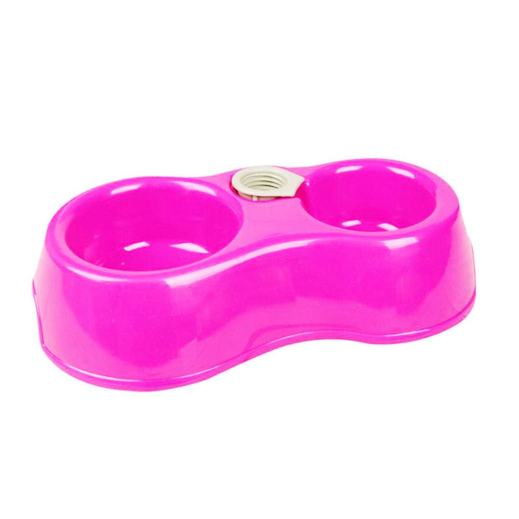 Pet Dual Port Automatic Water Dispenser Feeder and Pet Food Dish Bowl for Cats & Dogs