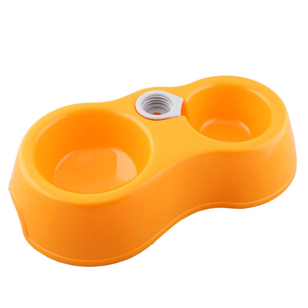 Pet Dual Port Automatic Water Dispenser Feeder and Pet Food Dish Bowl for Cats & Dogs