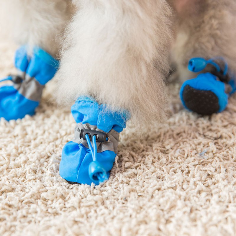 Pet Waterproof Socks Bootie Shoes - Anti-slip for Rain & Snow - For Cats & Dogs