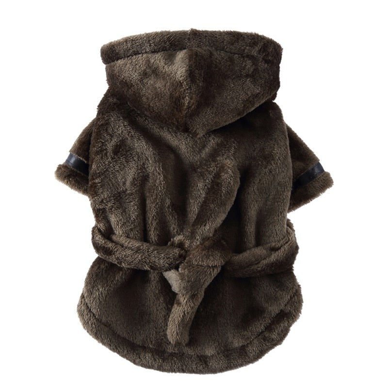 Pet Dog Bathrobe - Soft Bath Drying Towel for Cats & Dogs
