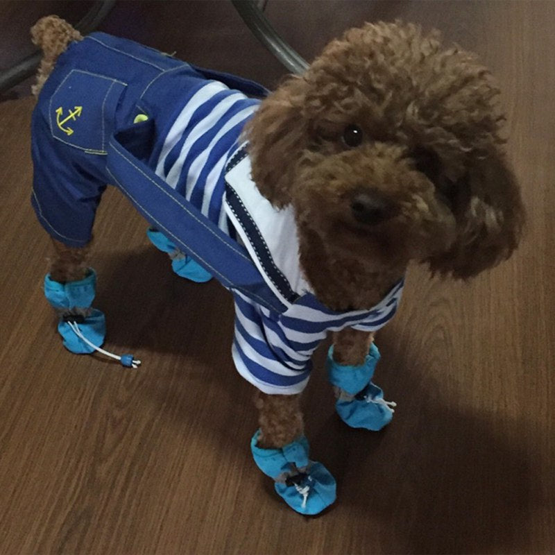 Pet Waterproof Socks Bootie Shoes - Anti-slip for Rain & Snow - For Cats & Dogs