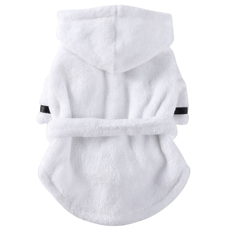 Pet Dog Bathrobe - Soft Bath Drying Towel for Cats & Dogs