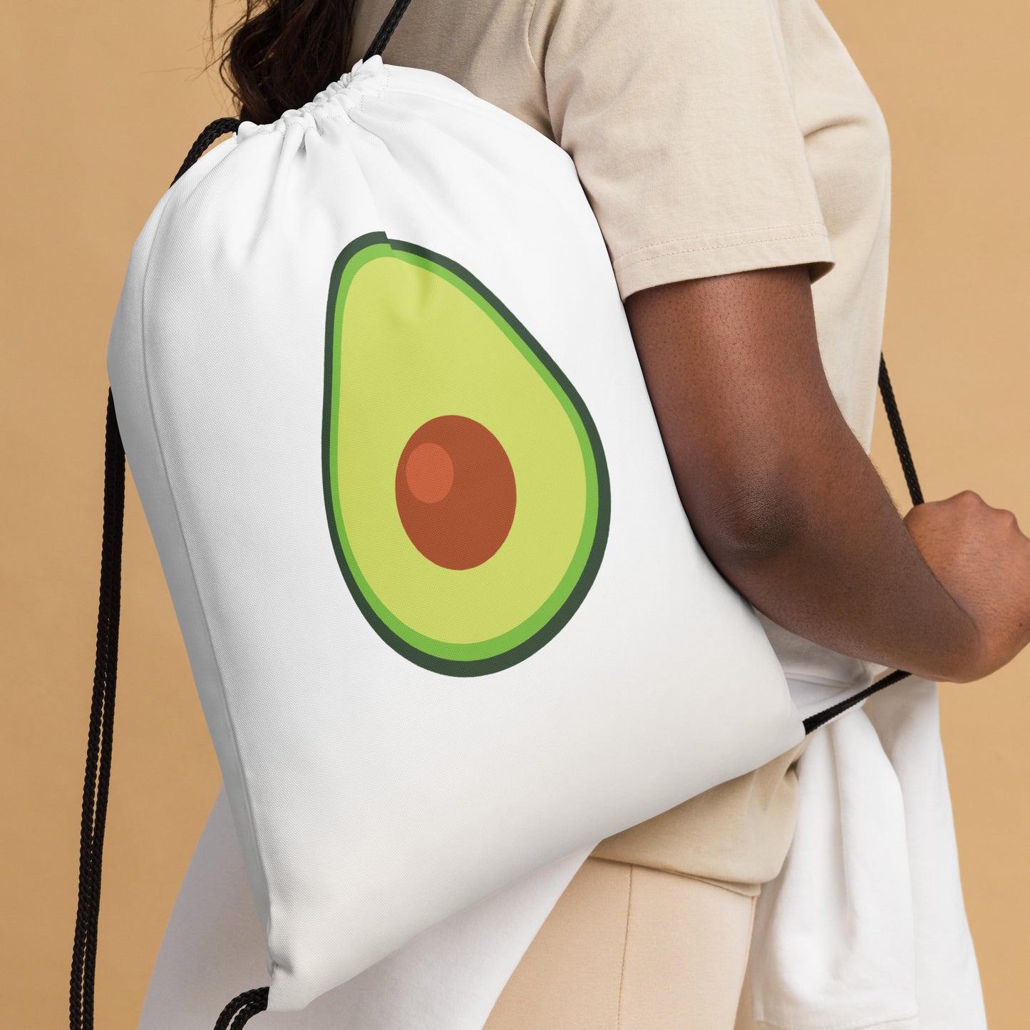 Avocado Drawstring Bag