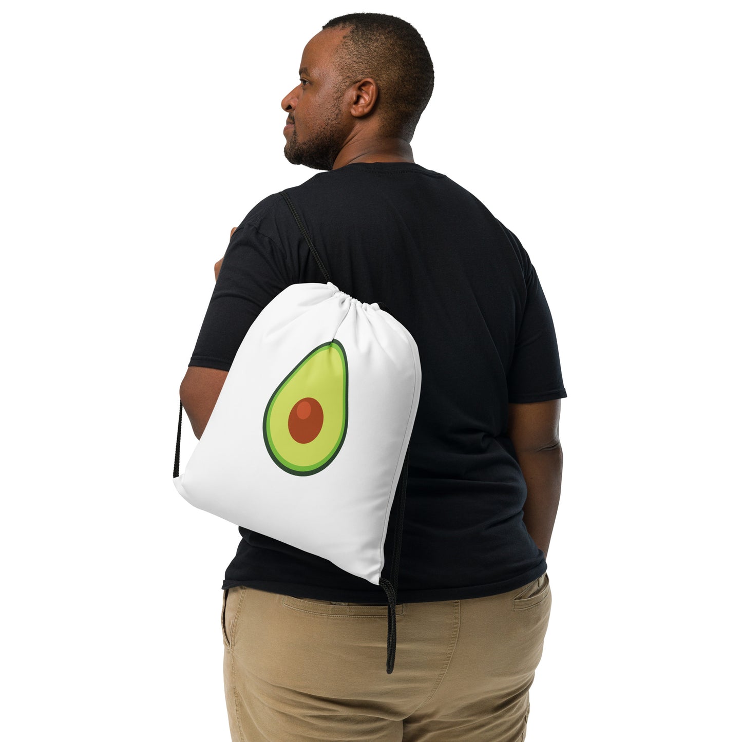 Avocado Drawstring Bag