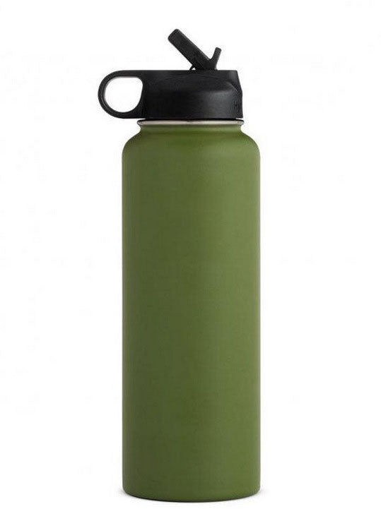 Thermos - Stainless Steel Wide-mouth Outdoor Sports Bottle
