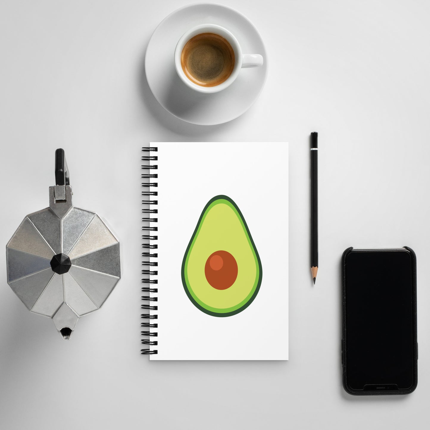 Avocado Spiral Notebook