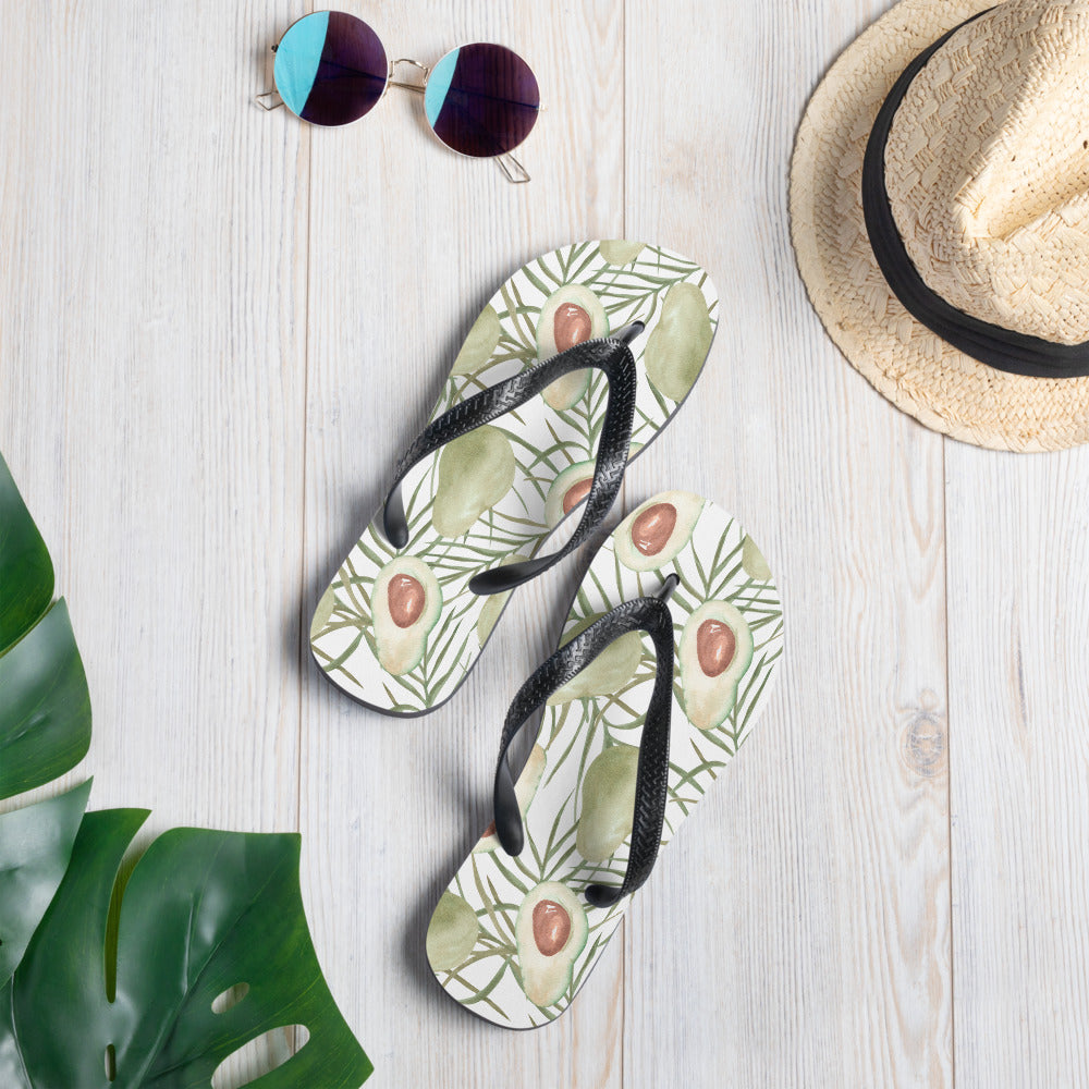Avocado Flip-Flops