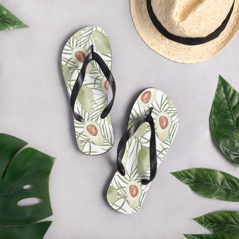 Avocado Flip-Flops