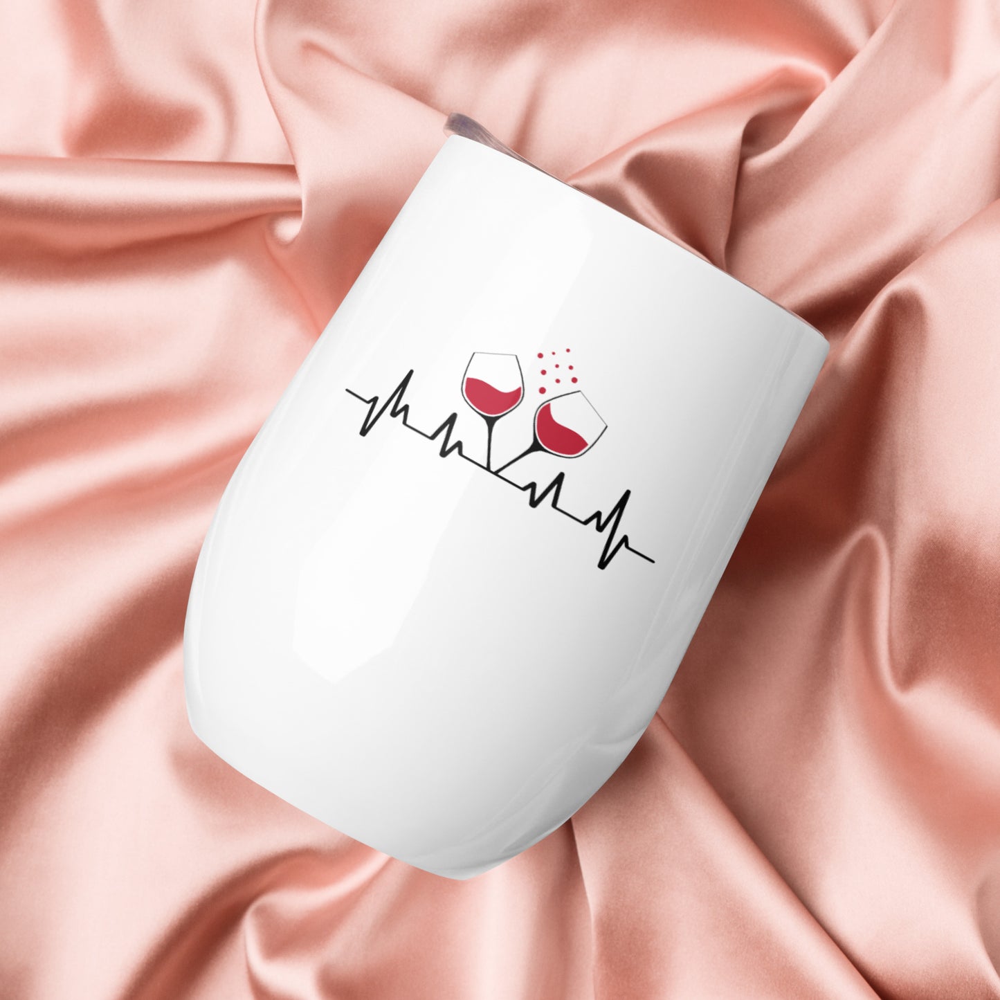 Decorative Wine Tumbler - Cheers