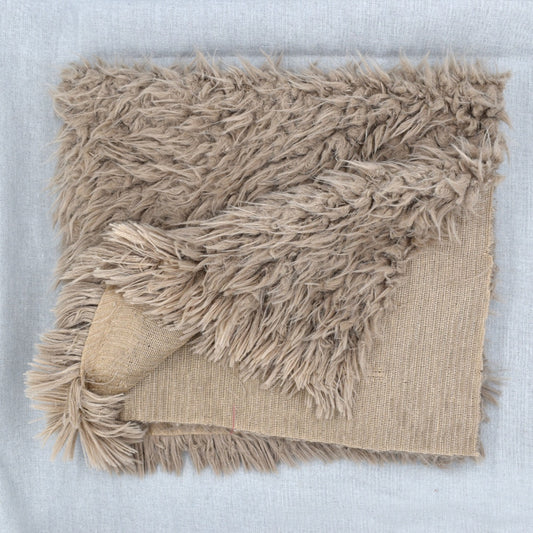 Throw - Soft Faux Fur Baby Blanket (Sleeping Swaddle Blanket)