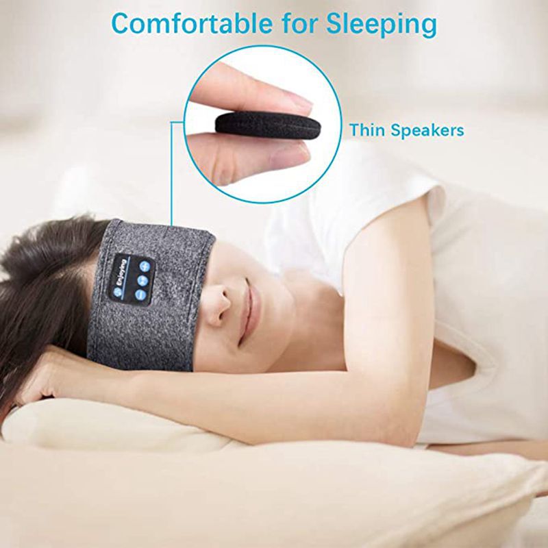 Headphones - Ultra Soft Wireless Music Headset Eye Mask For Side Sleeper