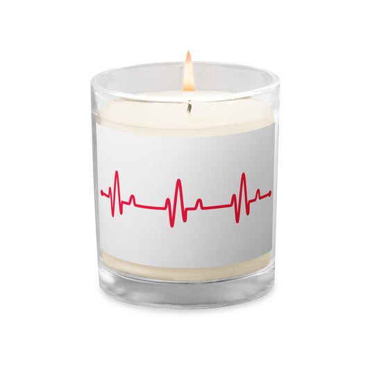 Candle - Heartbeat Glass Jar - Soy Wax