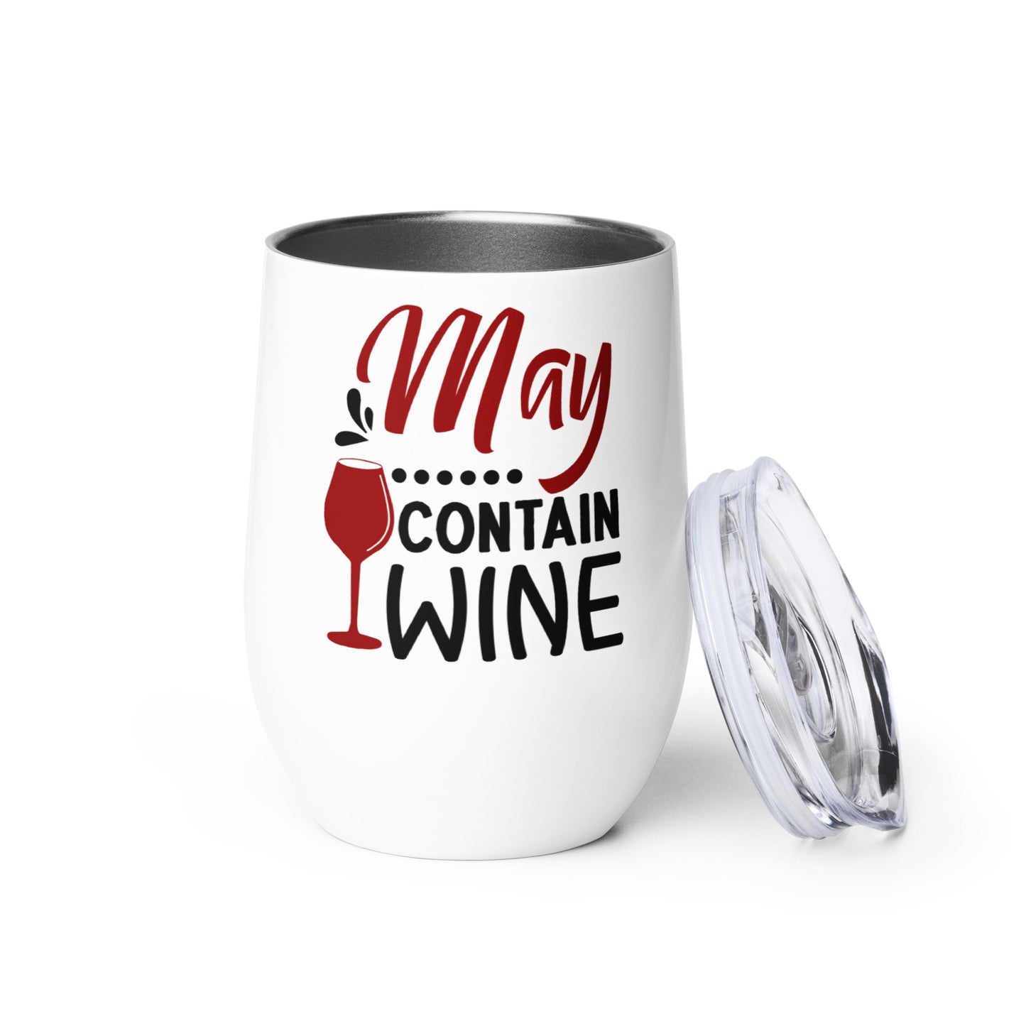 Decorative Wine Tumbler - May Contain Wine